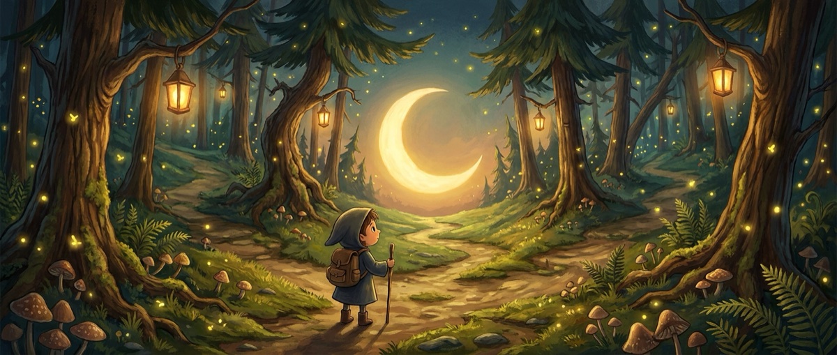 An illustrated scene from a Tolevine adventure